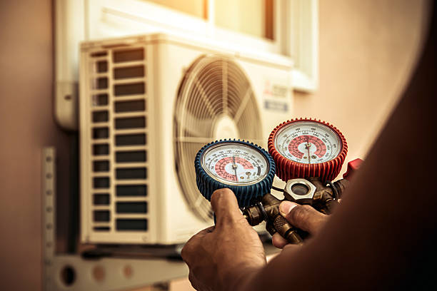 Professional Hvac Maintenance technician working in Fort Hood, TX